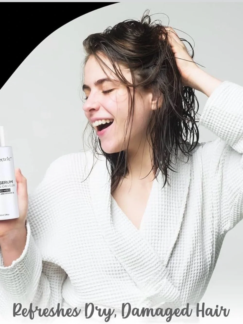 Valectric Hair Serum in White – Argan Oil & Vitamin E (538)